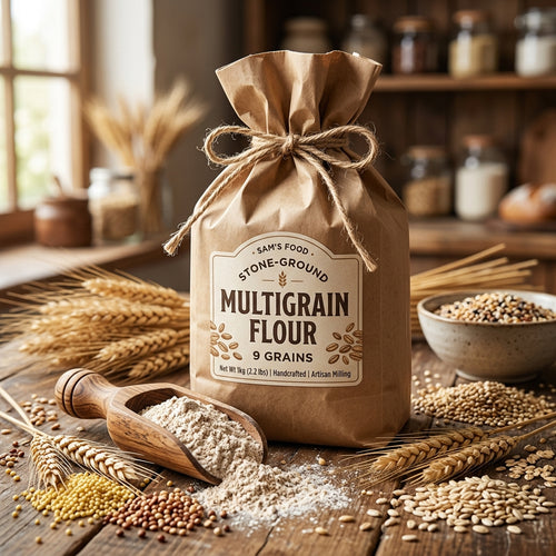 Sam's Stone Ground Multigrain Flour Artisanal Sack with 9 Grains