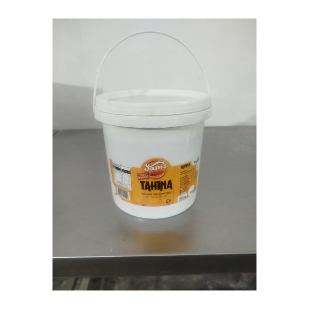 Sam's Food Tahina 3kg Commercial Bucket